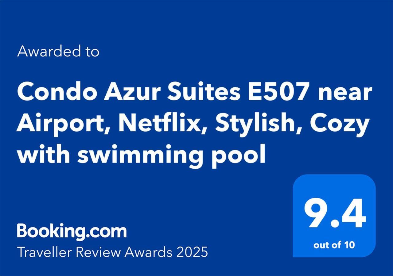 Condo Azur Suites E507 Near Airport, Netflix, Stylish, Cozy With Swimming Pool Isla de Mactán Exterior foto